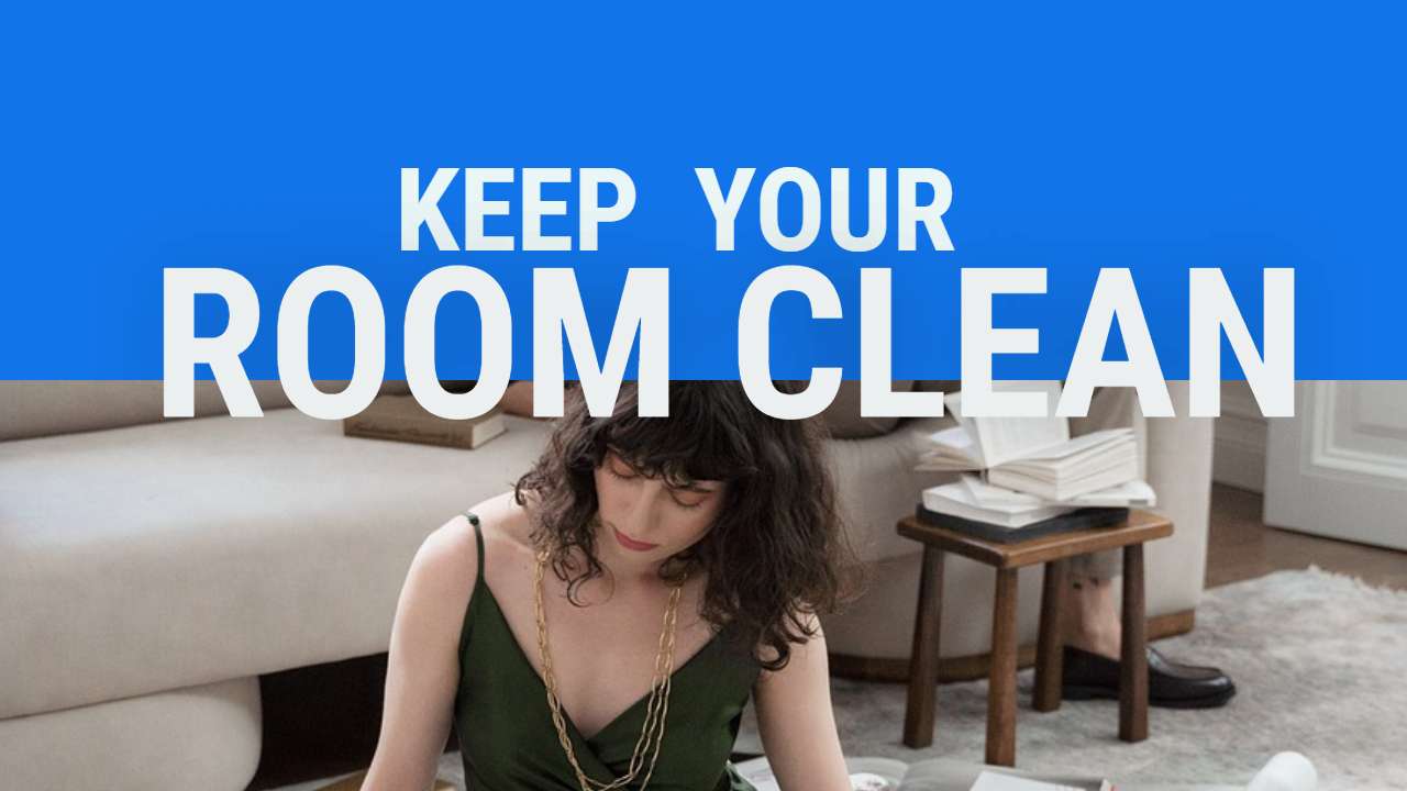 what is the first step in cleaning room