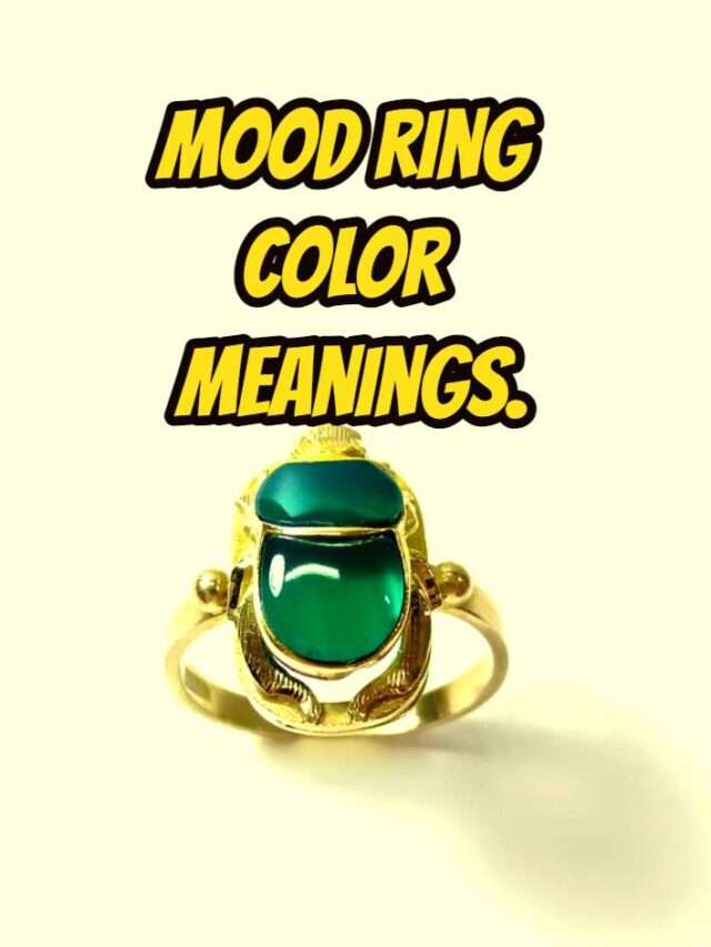 Mood ring color meanings. what do the colors of a mood ring mean.